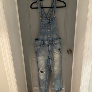 American Eagle denim overalls worn once size S